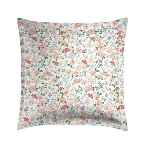 Taie(s) d'oreiller satin de coton - Prairie Fleurie Blanc*Ines by Ines de la Fressange Outlet