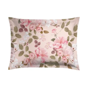 Taie(s) d'oreiller satin de coton - Cerisier des Collines Rose*Cacharel New