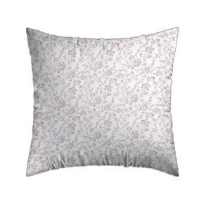 Taie(s) d'oreiller satin de coton - Floraison de Roses Blanc / Lavande*Cacharel Best