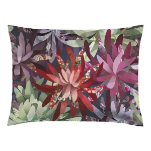 Taie(s) d'oreiller satin de coton - Fleurs psychédéliques Fuchsia*CXLbyChristianLacroix Sale