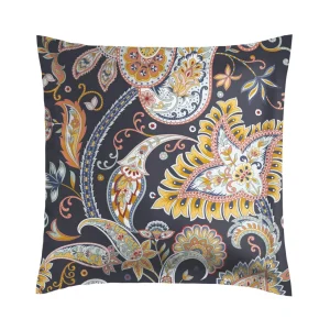 Taie(s) d'oreiller satin de coton - Paisley Bleu foncé / Doré*Chevignon New
