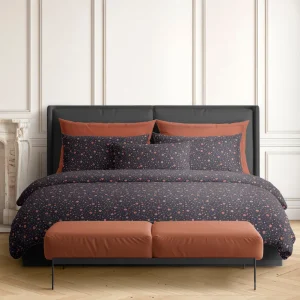 Taie(s) d'oreiller satin de coton - Pétunia orange*Ines by Ines de la Fressange New