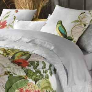Taie(s) d'oreiller satin de coton - Jardin D'hiver Gris Perle*CXLbyChristianLacroix Outlet