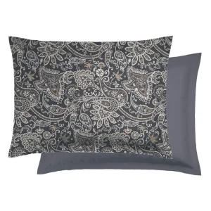 Taie(s) d'oreiller satin de coton - Paisley Gris / Taupe*Chevignon Hot
