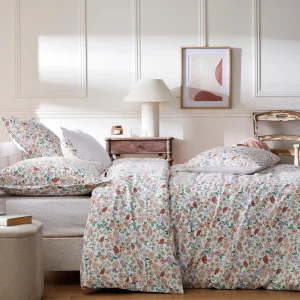 Taie(s) d'oreiller satin de coton - Prairie Fleurie Blanc*Ines by Ines de la Fressange Outlet