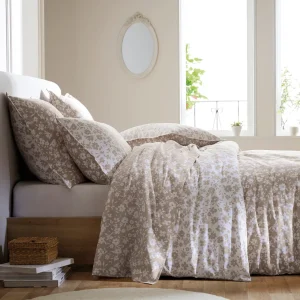 Taie(s) d'oreiller satin de coton - Les Yeux de Suzanne Taupe*Ines by Ines de la Fressange Outlet