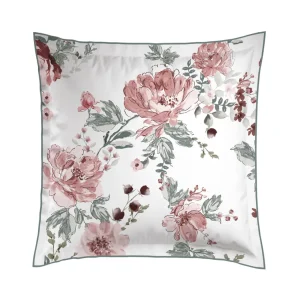 Taie(s) d'oreiller satin de coton - Peony blanc*Maison Héritage Discount