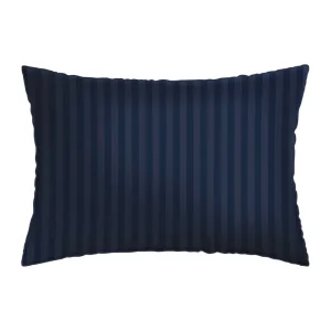 Taie(s) d'oreiller satin de coton - Fleur de minuit Bleu foncé*Cacharel New