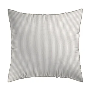 Taie(s) d'oreiller satin de coton - Colibri floral Taupe*Maison Héritage New