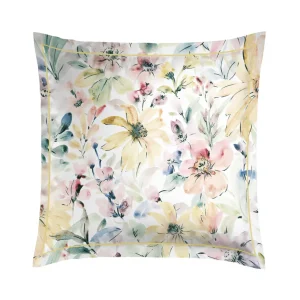Taie(s) d'oreiller satin de coton - Douceur florale Jaune*Cacharel Fashion