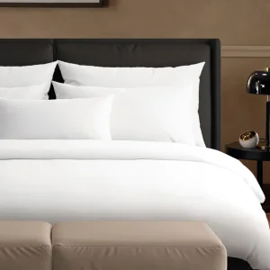 Taie(s) d'oreiller satin de coton - Uni blanc*Chevignon Clearance