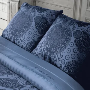 Taie(s) d'oreiller satin de coton - Arles Bleu*CXLbyChristianLacroix Sale