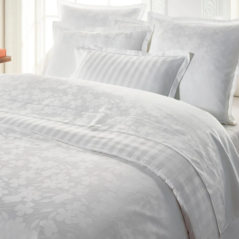 taies_doreiller_satin_de__2-120.webp Taie(s) d'oreiller satin de coton - tissé Jacquard - Cresson de Fontaine Blanc*Ines by Ines de la Fressange Discount