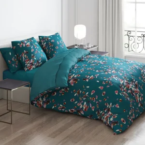 Taie(s) d'oreiller satin de coton - Aurore Vert / Vert foncé*Cacharel Clearance