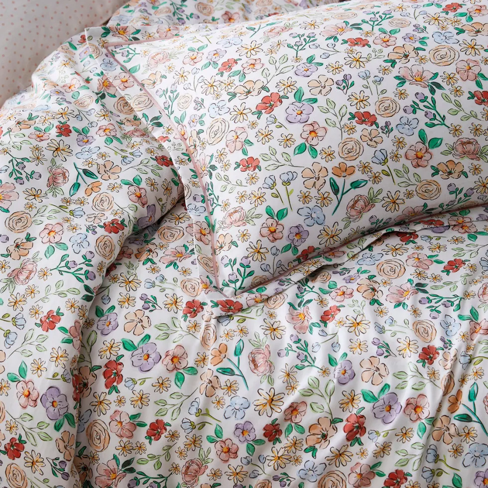 taies_doreiller_satin_de__2-188.webp Taie(s) d'oreiller satin de coton - Prairie Fleurie Blanc*Ines by Ines de la Fressange Outlet