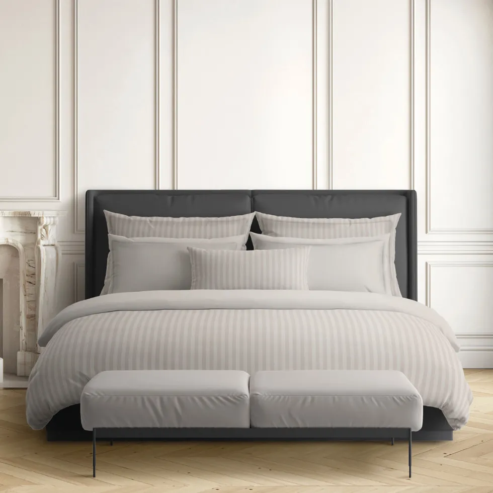 taies_doreiller_satin_de__2-190.webp Taie(s) d'oreiller satin de coton rayure tissé Jacquard - Taupe*Ines by Ines de la Fressange Hot
