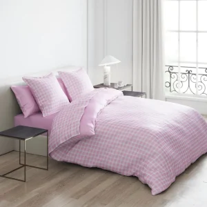 Taie(s) d'oreiller satin de coton - Les Carreaux d'Eléna Rose*Cacharel Fashion