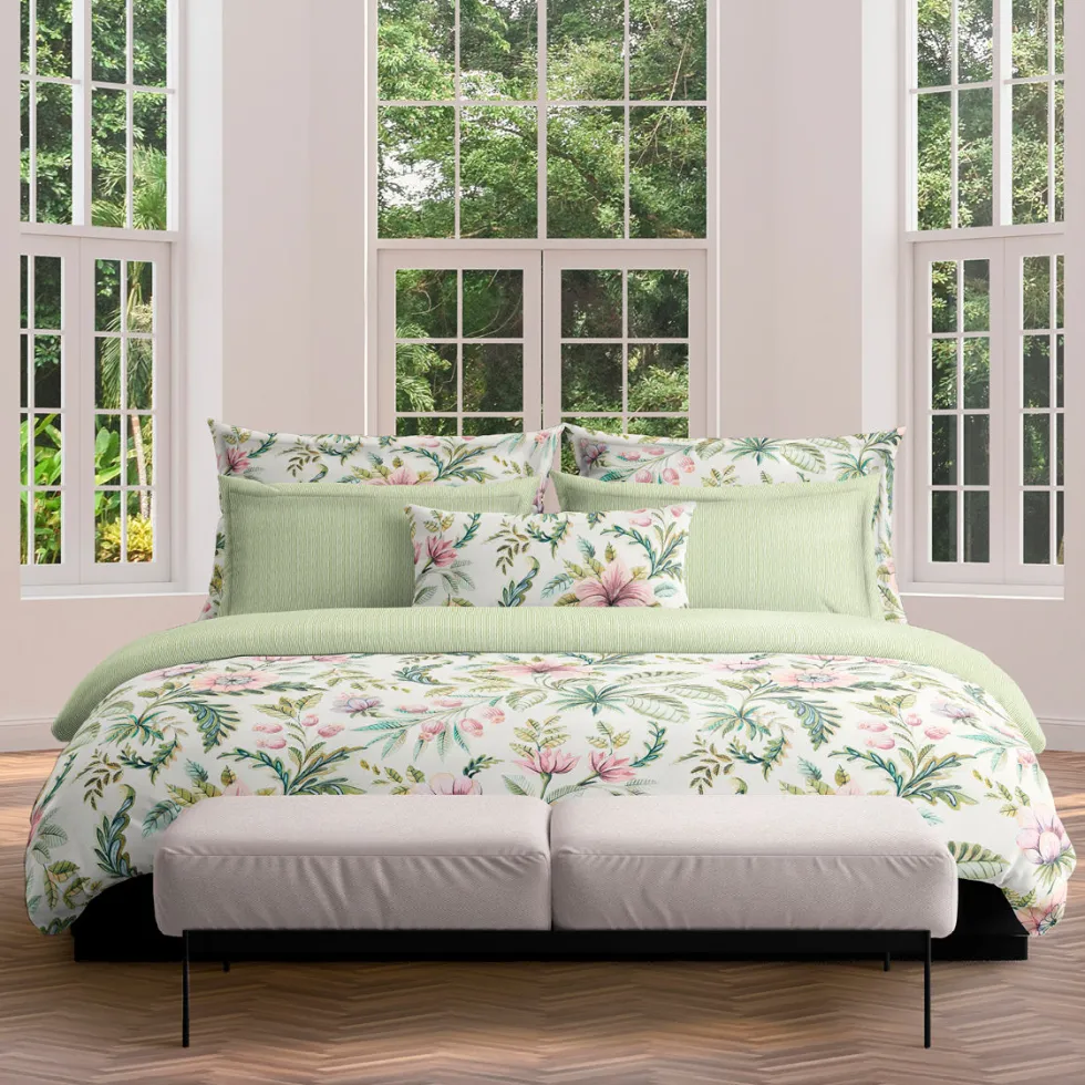 taies_doreiller_satin_de__2-68.webp Taie(s) d'oreiller satin de coton - Fleurs de la forêt Vert*Maison Héritage Fashion