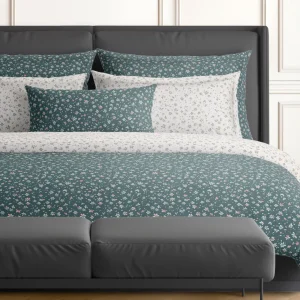 Taie(s) d'oreiller satin de coton - Jasmine Vert/blanc*Ines by Ines de la Fressange Online