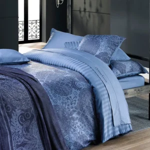 Taie(s) d'oreiller satin de coton - Arles Bleu*CXLbyChristianLacroix Sale