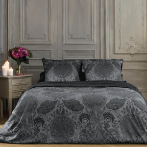 Taie(s) d'oreiller satin de coton - Arles Gris foncé*CXLbyChristianLacroix Best