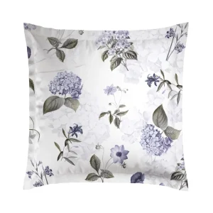 Taie(s) d'oreiller satin de coton - Fleurs Passion blanc*Cacharel Outlet