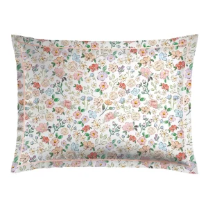 Taie(s) d'oreiller satin de coton - Prairie Fleurie Blanc*Ines by Ines de la Fressange Outlet
