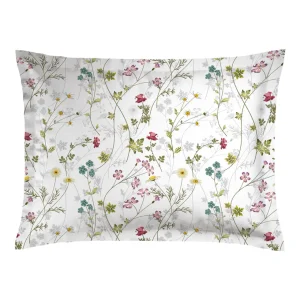 Taie(s) d'oreiller satin de coton - Fleurs sauvages Blanc*Rodier Fashion