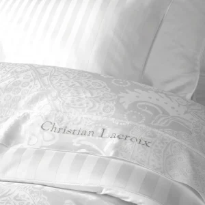 Taie(s) d'oreiller satin de coton - Arles Blanc*CXLbyChristianLacroix Sale