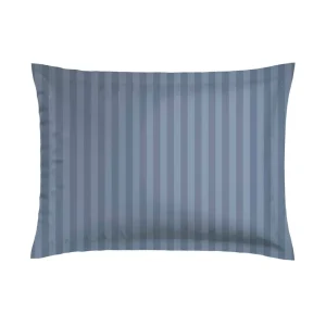 Taie(s) d'oreiller satin de coton rayure tissé jacquard - Bleu*Cacharel Fashion