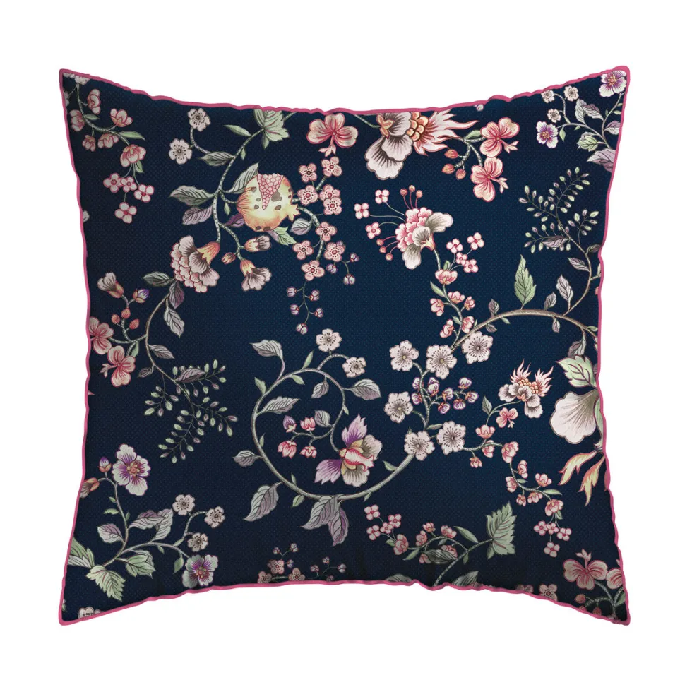 taies_doreiller_satin_de__4-37.webp Taie(s) d'oreiller satin de coton - Jardin secret Bleu foncé / Rose*Cacharel Sale