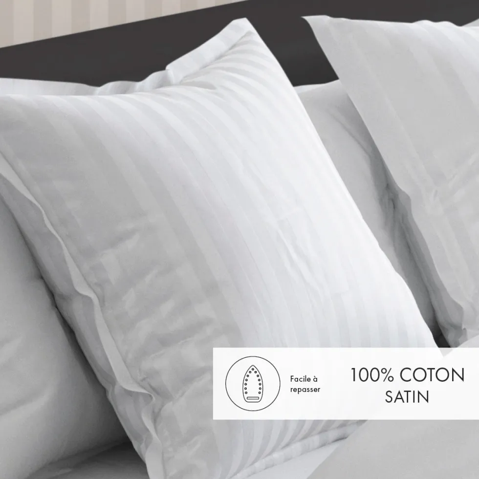 taies_doreiller_satin_de__4-5.webp Taie(s) d'oreiller satin de coton rayure tissé Jacquard - Blanc*Rodier Outlet