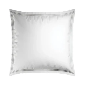 Taie(s) d'oreiller satin de coton - Nice Gris / Blanc*Rodier New