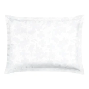 Taie(s) d'oreiller satin de coton - tissé Jacquard - Cresson de Fontaine Blanc*Ines by Ines de la Fressange Discount