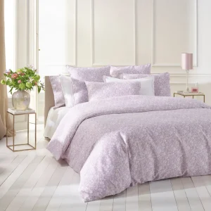 Taie(s) satin de coton - Fleurs Lavande*Chevignon Outlet