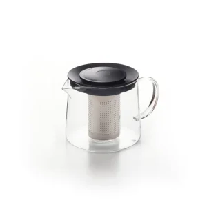 Théière en verre avec filtre en acier inoxydable - 600 ml - Noir*Brandt Outlet