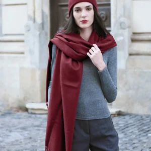 Étole cachemire - Bordeaux*CXLbyChristianLacroix Clearance