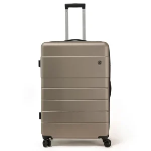 Valise rigide avec 4 roulettes - 94L - 52 x 77 x 29 cm - Toulouse Gris doux*CXLbyChristianLacroix Discount
