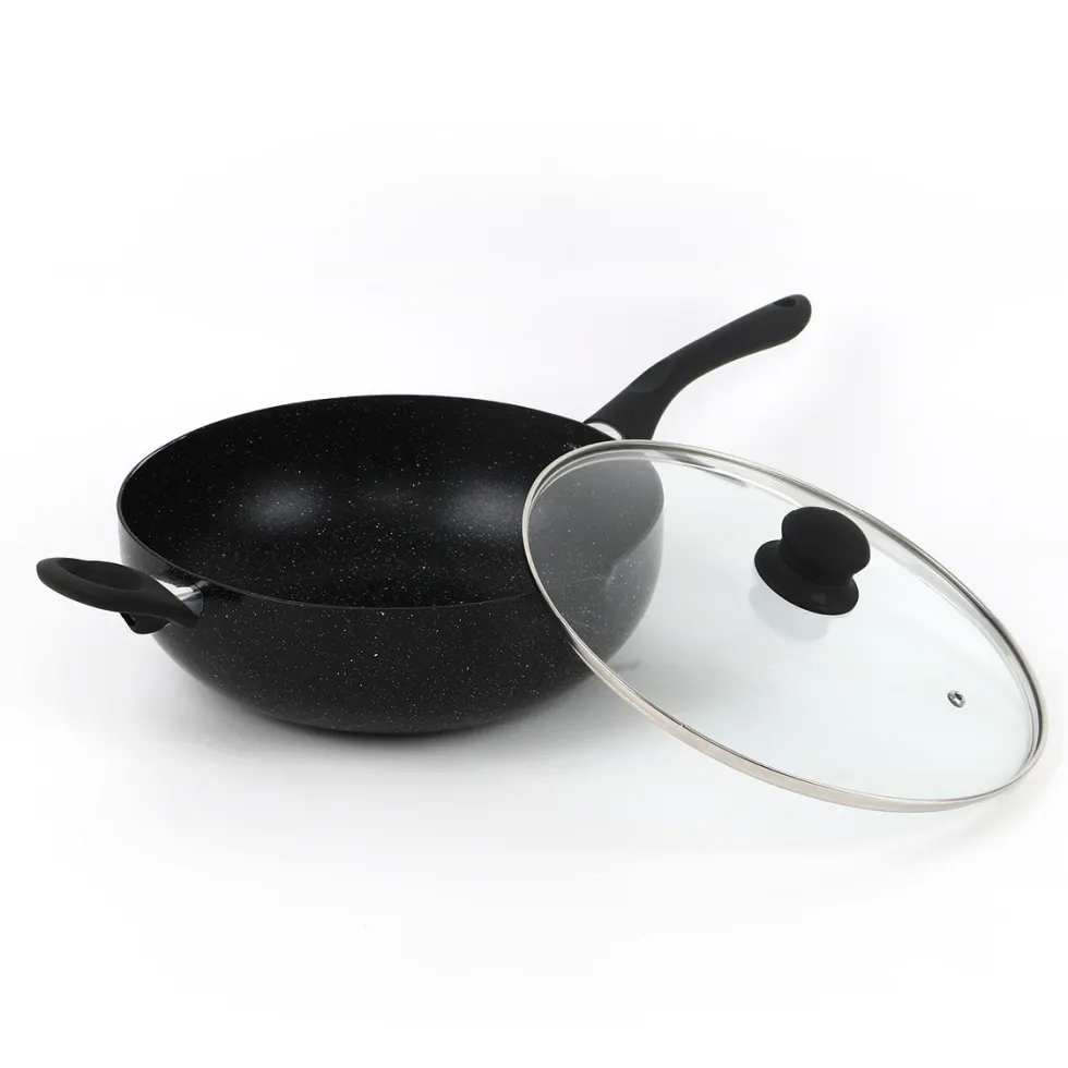 wok_granite_pro__avec_cou_1.webp Wok Granite Pro - avec couvercle en aluminium granite - marbre noir*Brandt Sale
