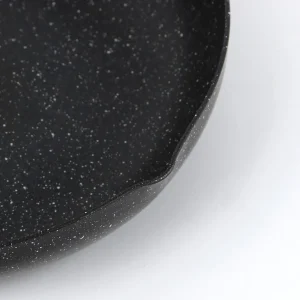 Wok Granite Pro - avec couvercle en aluminium granite - marbre noir*Brandt Sale